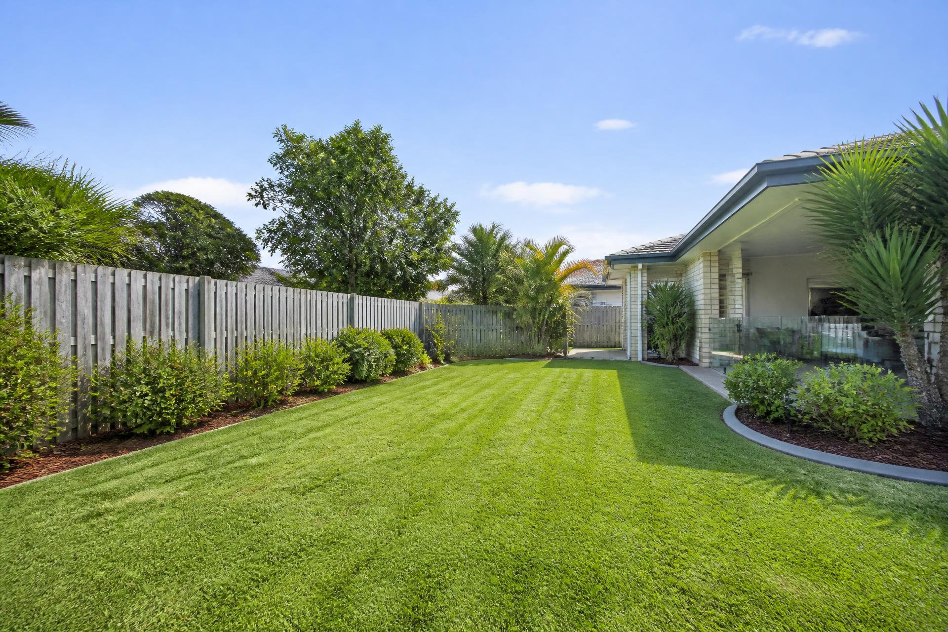 Green lawn on the Gold Coast